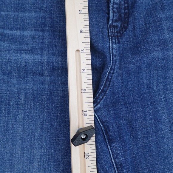 Chicos So Slimming Jeans US10 Blue Girfriend Slim Leg Ankle Mid Rise Medium Wash - Picture 12 of 13